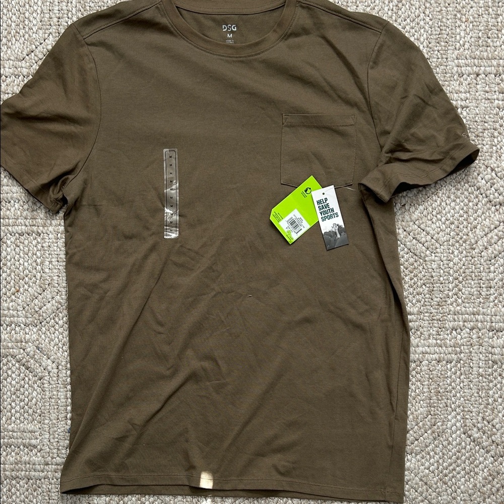 DSG Men's Delta Brown Short Sleeve Pocket Tee